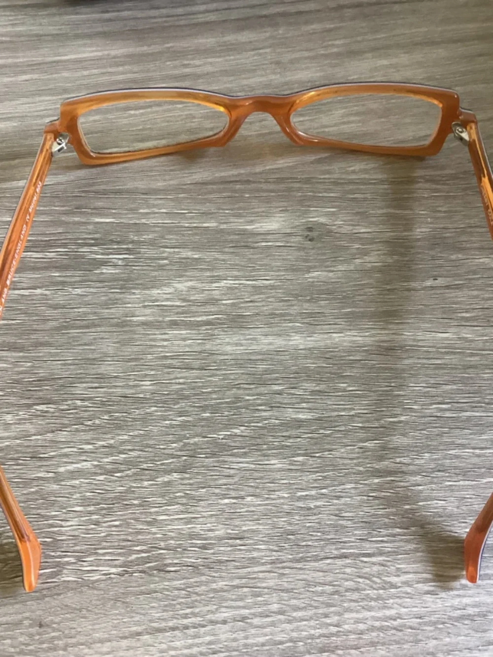 Booth And Bruce Designer Frames Made In England 803 Cherry Cola Brown Hard Case.